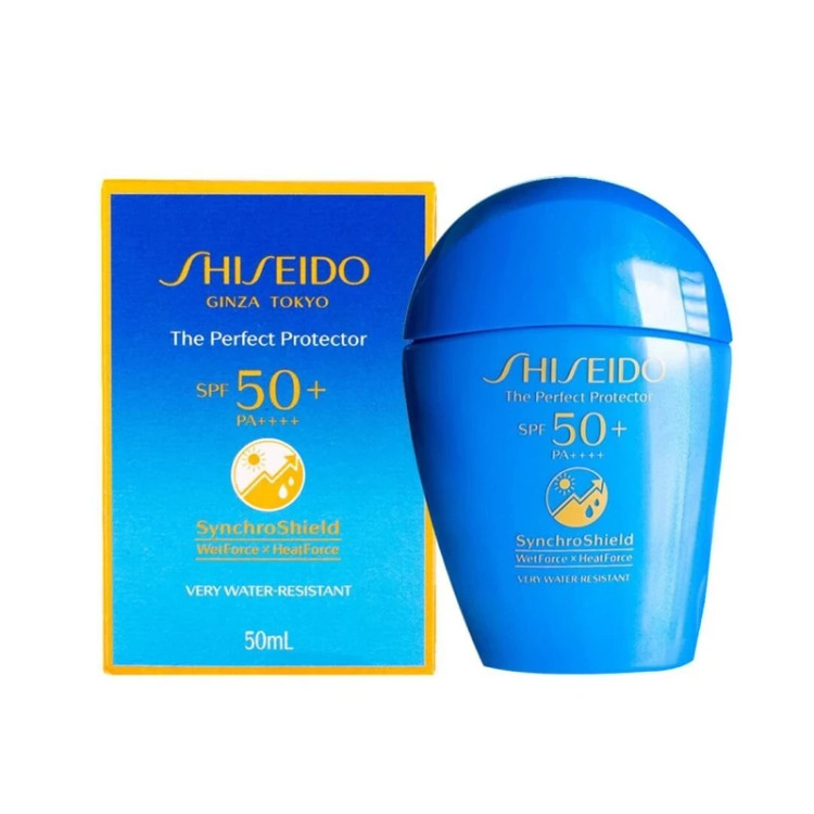 ضد آفتاب بدون رنگ شیسیدو SPF50 مدلExpert sun مناسب انواع پوست