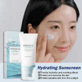 کرم ضد آفتاب بدون رنگ سنتلا SPF50 مدل 1004 مناسب پوست حساس خشک و نرمال