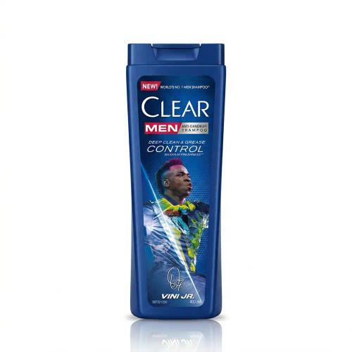 شامپو ضد شوره سر کلییر سری قهرمانان مدل Deep Clean And Grease Control مناسب برای مو چرب حجم 350 میلی لیتر