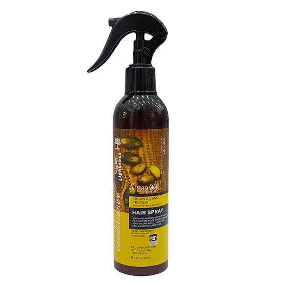 اسپری مو روغن آرگان و پروتئین لایتنس حجم 250 میلی لیتر