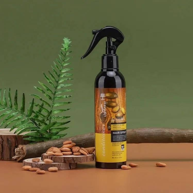 اسپری مو روغن آرگان و پروتئین لایتنس حجم 250 میلی لیتر
