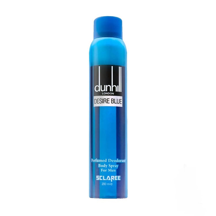 اسپری بدن مردانه اسکلاره مدل Dunhill Desire Blue حجم 200 میلی لیتر