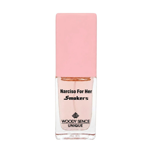 عطر جیبی زنانه وودی سنس مدل Narciso For Her Smokers با رایحه شیرین و گلی حجم 15 میلیلیتر