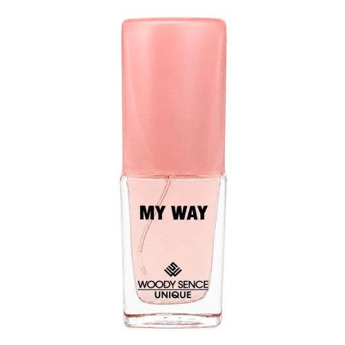 عطر جیبی زنانه وودی سنس مدل My Way با رایحه شیرین و گلی حجم 15 میلیلیتر