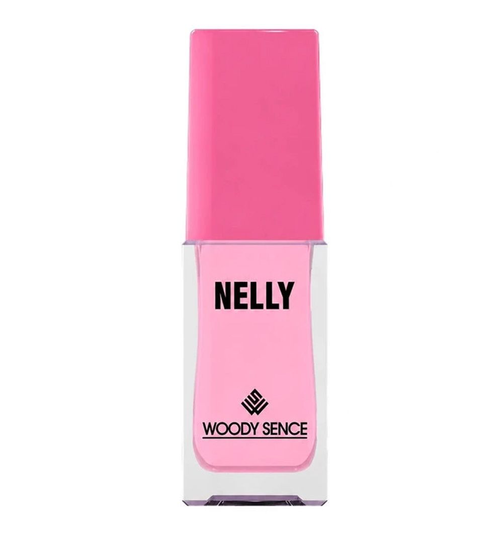 عطر جیبی زنانه وودی سنس مدل NELLY با رایحه شیرین و گلی حجم 15 میلی‌لیتر