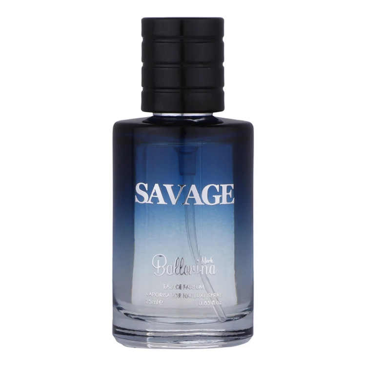 عطر جیبی مردانه بالرینا مدل SAVAGE حجم 25 میلی لیتر