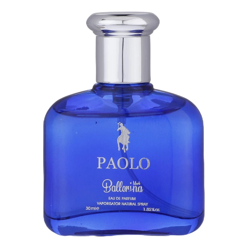 عطر جیبی مردانه بالرینا مدل Paolo حجم 30 میلی لیتر