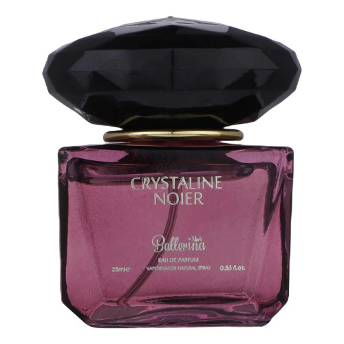 عطر جیبی زنانه بالرینا مدل Crystaline Noier حجم 25 میلیلیتر