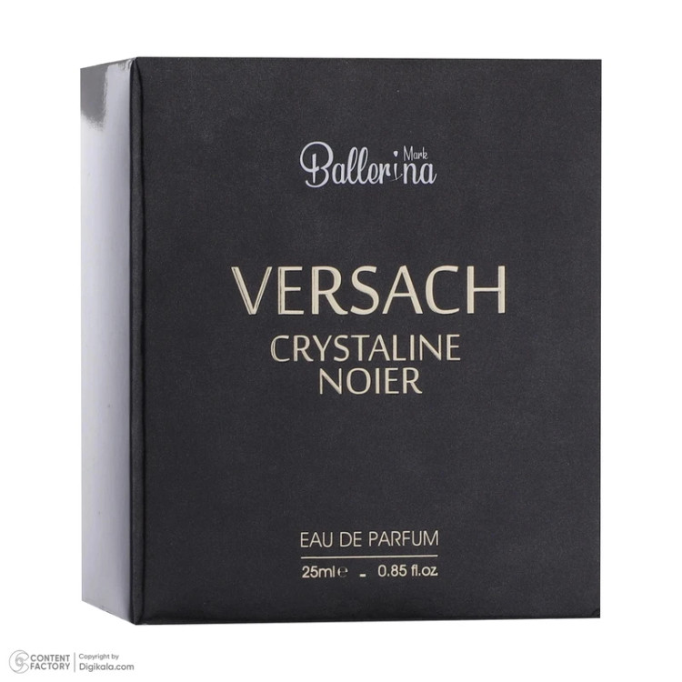 عطر جیبی زنانه بالرینا مدل Crystaline Noier حجم 25 میلیلیتر