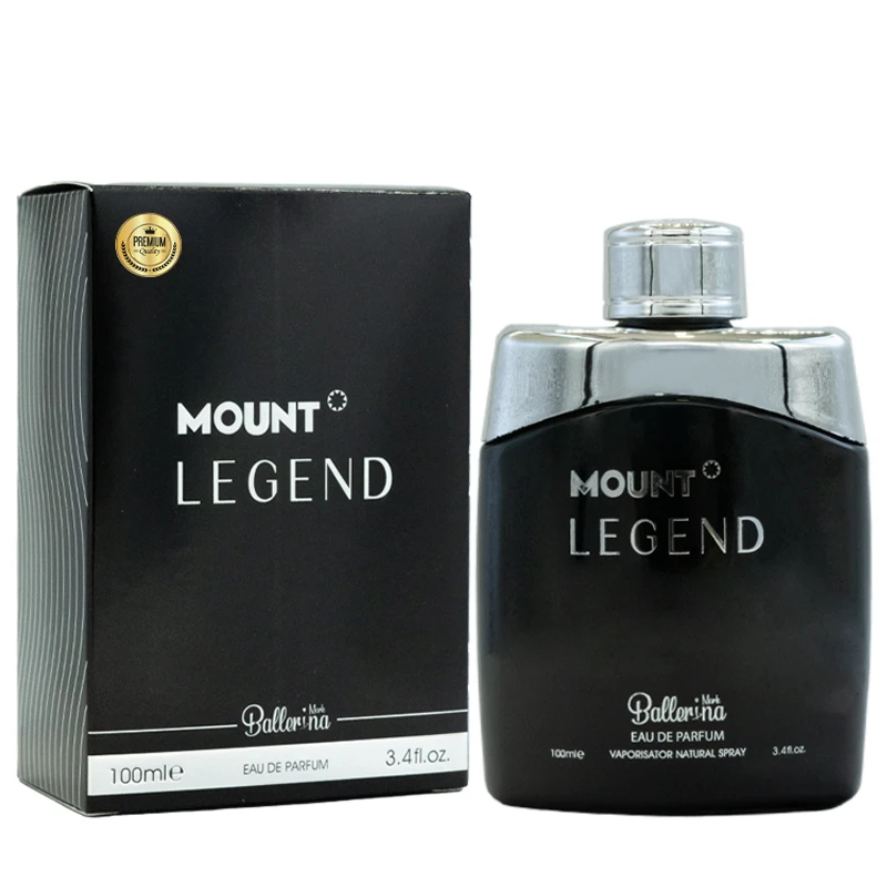 عطر جیبی مردانه بالرینا مدل منوت لجند با رایحه خنک حجم 25 میلی‌لیتر